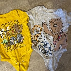 Star Wars onesie pack